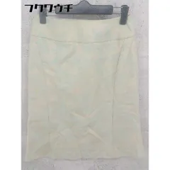 ◇ INDIVI インディヴィ 膝丈 タイト スカート サイズ38 ベージュ＆ライトブルー レディース 【中古】 【1002801961466】