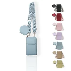 【新品】 [FURONGA] スマホショルダー レディース ショルダーバッグ コインケース 小さめ 軽量 財布 シンプル スマホポーチ 斜めがけ 携帯ポーチ 人気 可愛い おしゃれ 手提げ 薄い ミニ 3way 肩にかけ バッグ PUレザー スマホバッグ  0