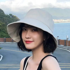 レディース帽子  コットン帽子 バゲットハット 春夏ハット  サイズ調整可能 おしゃれ 可愛い帽子 コットンハット 日よけ帽子 小顔効果抜群 可愛い おしゃれ帽子 人気 お洒落 洗える 通勤 通学 デート