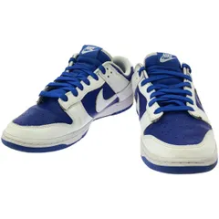 NIKE ナイキ Dunk Low RETRO Racer  スニーカー DD1391-401 ブルー×ホワイト 27cm