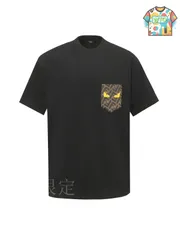 美品✨希少꧁フェンディ꧂ ムラ染め バグズアイモンスターTシャツ 44 美品✨希少꧁フェンディ꧂ ムラ染め バグズアイモンスターT