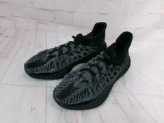 【中古】adidas ｱﾃﾞｨﾀﾞｽ YEEZY Boost 350V2 CMPCT ｲｰｼﾞｰﾌﾞｰｽﾄ ｽﾆｰｶｰ IG9606 ﾌﾞﾗｯｸ ｸﾞﾚｰ 28.0cm 991853685