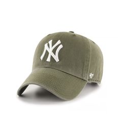 【新品・未使用】'47 6PANEL CAP (Yankees CLEAN UP) OLIVE フォーティーセブン 6パネルキャップ (ヤンキース クリーンアップ) オリーブ