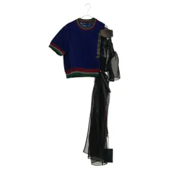 kolor (カラー) 22SS SS Pullover w／Assymetry Slv アシンメトリープルオーバー ニットカットソー マルチ 22SCL-T01201 レディースのサムネイル