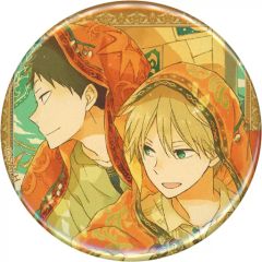【中古】バッジ・ピンズ ゼン＆オビ 缶バッジ 「漫福ガチャ 赤髪の白雪姫」 D賞 4-18