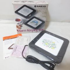 W792　未使用　SANYO　サンヨー　保温トレイ　H-90　昭和レトロ　花柄
