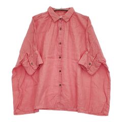 美品】Honnete オネット リネン ハーフスリーブ ギャザーブラウス 半袖
