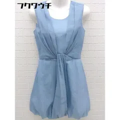 ◇ kaene カエン ノースリーブ 膝丈 ワンピース サイズ36 ブルー系 レディース 【中古】 【1002802146688】