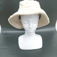 ◇ ⊇ NEW ERA ニューエラ ボア バケットハット ベージュ サイズM/L レディース E  【1503310007114】