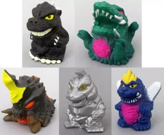 【中古】フィギュア 全5種セット 「ゴジラシリーズ」 東宝怪獣シリーズ ゴジラミニソフビクロニクルvol.1