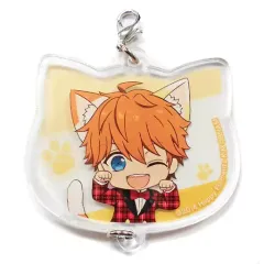 【中古】キーホルダー・マスコット(キャラクター) 明星スバル 「あんさんぶるスターズ! in ナンジャタウン ～キャット*フェスティバル～ ねこ型アクリルチャームコレクションA」