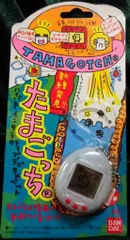 バンダイ 新種発見!!たまごっち 白クリア(赤ボタン)