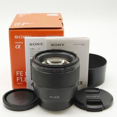 ■ほぼ新品■ SONY(ソニー) 望遠単焦点レンズ フルサイズ FE 85mm F1.8 デジタル一眼カメラα[Eマウント]用 純正レンズ SEL85F18
