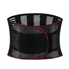 【特価セール】TikTrunk メッシュコルセット 腰サポーター 日常使い 通気性 調整可能 4本強化ボーン 薄型 軽量 男女兼用 (XXL)