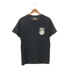 STUSSY ステューシー SS 8 Ball T-Shirt 8ボール プリントTシャツ Tee ブラック コットン メンズ S メキシコ製