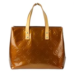 良品 LOUIS VUITTON ルイヴィトン モノグラム ヴェルニ リード PM ハンドバッグ M91146 ブロンズ レディース 古着 中古 USED