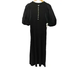 アダムエロペ Adam et Rope ボタンディテールワンピース レディース FREE 