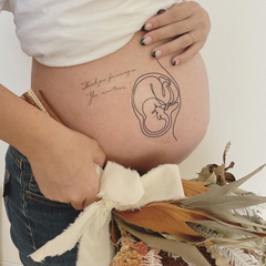【半額以上】マタニティペイントシール マタニティフォトシール blanco ブランコ 妊婦 妊娠 赤ちゃん baby 週数 セルフマタニティフォト ベリーペイントシール セルフマタニティフォト お腹の記録a