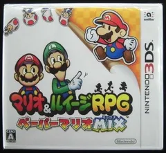 Nintendo 3DS 新品ソフト マリオ & ルイージRPG ペーパーマリオMIX 任天堂