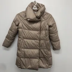 【NATURALBEAUTYBASIC】ナチュラルビューティーベーシック ダウンジャケット ダウンコート S ベージュ