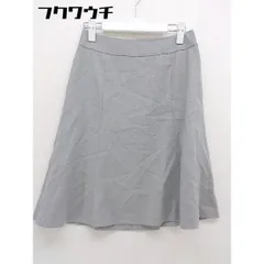 ◇ ◎ ●美品● CLEAR IMPRESSION クリアインプレッション タグ付き 膝丈 フレア スカート サイズ1 グレー レディース  【中古】 【1112040001141】のサムネイル