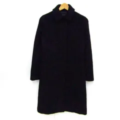 ジルスチュアート ステンカラーコート ウール アウター レディース Sサイズ ブラック JILLSTUART 【中古】