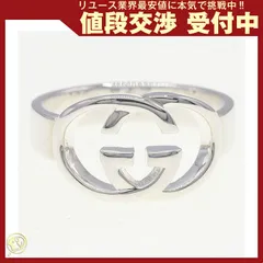 グッチ リング インターロッキングG ブリット SV
