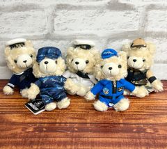 ◾️可愛い＾＾◾️ミリタリー テディベア ボールチェーン 5個セット 海上自衛隊 ブルーインパルス【bear】