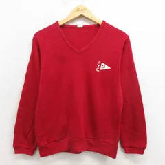 S/古着 チャンピオン champion 長袖 ビンテージ セーター メンズ 70s IYC Vネック エンジ 25sep30 中古 ニット トップスのサムネイル
