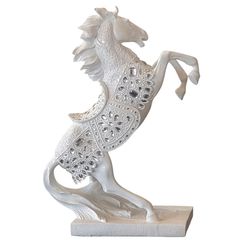 置物 ホースヘッド 馬頭 陶器 オブジェ アンティーク 85310HH - メルカリ