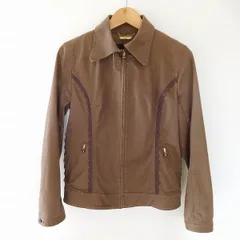 #anc インゲボルグ INGEBORG ジャケット M 茶 ジップアップ ブルゾン レース レディース [835010]のサムネイル