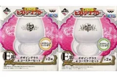 【中古】グラス(キャラクター) 全2種セット デザイングラス＆コースターセット 「一番くじ ワンピース ヒストリーオブロー」 E賞