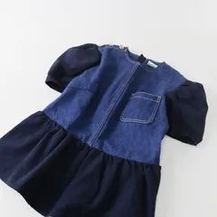 ボーダーズアットバルコニー BORDERS at BALCONY 2022AW MIX&MATCH DENIM TOP デニムブラウス 38/インディゴ【2400013472579】のサムネイル