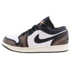 NIKE (ナイキ) AIR JORDAN 1 LOW SE WEAR AWAY エアジョーダン1 ウェアアウェイ ローカットスニーカー ブラウン/ブラック/ホワイト US10.5/28.5cm DQ8422-001