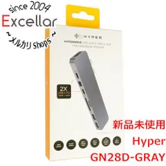 [bn:5] Hyper　MacBook Air/Pro用マルチポートUSBハブ GN28D-GRAYのサムネイル
