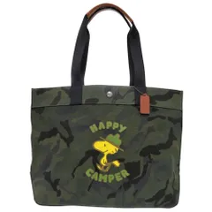 完売品】PEANUTS × COACH ウィズウッドストックトートバッグ