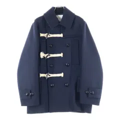 sacai 24aw wool melton jacket ダッフル Pコート sacai - 夏季限定価格、名作sacai ダッフルPコート新品サイズ1の