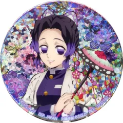 【中古】バッジ・ビンズ 胡蝶しのぶ ホログラム缶バッジ 「鬼滅の刃 ～陸ノ章 in ナムコ～」