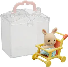 【新品】 エポック社 シルバニアファミリー Sylvanian Families 赤ちゃんハウス STマーク認証 ドールハウス ベビーカー おもちゃ 34 3歳 B