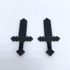 LEGO マインクラフト　ネザライトの剣 ×2