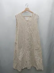 ◇ ⊂ CIAOPANIC TYPY チャオパニックティピー コットン100% ロング ワンピース サイズONE ベージュ レディース E  【1412090023972】