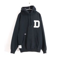 【中古A】DESCENDANT ディセンダント × Ron Herman ロンハーマン 1 S メンズ パーカー フーディー 23SS 黒 中古A 古着
