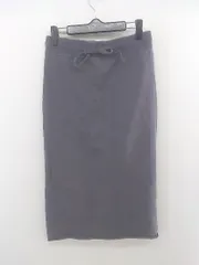 ◇ BEAUTY & YOUTH UNITED ARROWS カットオフ 膝下丈 タイト スカート ネイビー系 レディース E  【1303280006731】