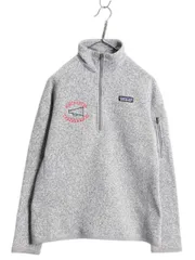【お得なクーポン配布中!】 パタゴニア ベターセーター ハーフジップ レディース M 古着 16年製 フリース セーター ジャケット プルオーバー ジャンパー アウトドア 灰