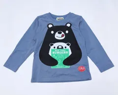 キッズ 長袖Tシャツ 男の子 100cm 110cm くま クマ 新品