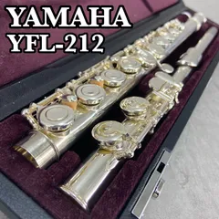 YAMAHA　ヤマハ　フルート　YFL212　Eメカニズム　ピントップアーム　銀メッキ　シルバー　ハードケース　初心者　スチューデント　学生