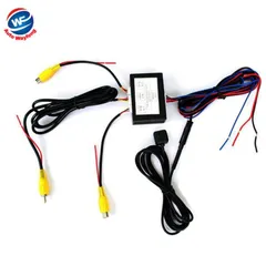 Auto Wayfeng WF? AVオートセレクター 映像切換えスイッチ付 バックカメラ⇔サイド/フロント ２台カメラの切り換えに