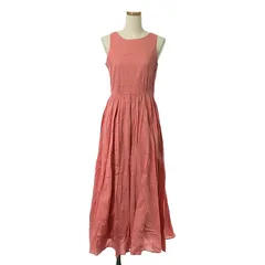 【美品】MARIHA マリハ 夏のレディのドレス 36 薄ピンク セール】 【MARIHA(マリハ)】夏のレディのドレスFloating Leafs