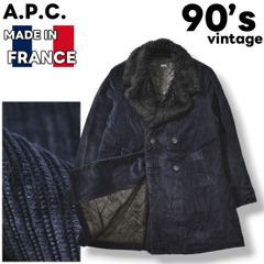 90sヴィンテージ フランス製 アーペーセー APC コーデュロイ ランチコート ジャケット