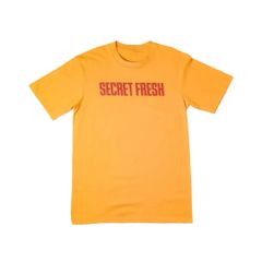 【新品・未使用】SECRET FRESH S/S T-SHIRTS (Record) YELLOW